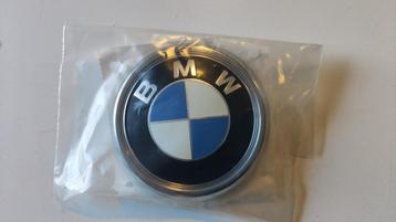 BMW embleem achterklep logo zwart blauw wit chrome 100 mm ni