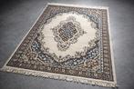 Tapis fin XXe décoratif – 210  140 cm, Enlèvement ou Envoi, Utilisé, Crème