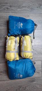 2 Slaapzakken Ayacucho light + 2 zit- slaapkussens, Caravans en Kamperen, Slaapzakken, Ophalen, Gebruikt