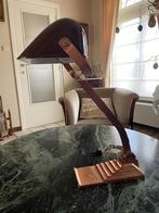Vintage bankierslamp Erpe, Ophalen, Gebruikt, Overige materialen, Art deco
