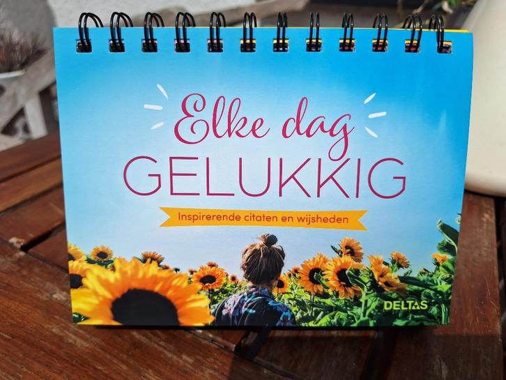 'Elke dag gelukkig' boekje, Boeken, Gedichten en Poëzie, Zo goed als nieuw, Ophalen