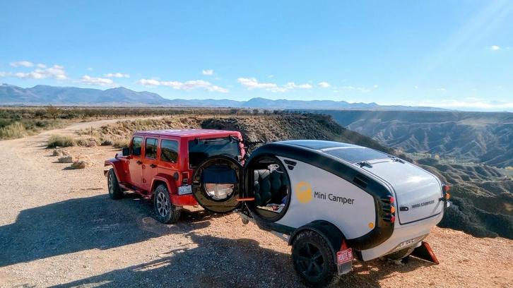 Teardrop, MINK model X minicaravan, Caravans en Kamperen, Stacaravans, tot en met 2, Ophalen of Verzenden