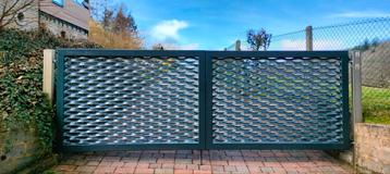 Metalen poort, Tuin en Terras, Tuinpoorten, Ophalen, Zo goed als nieuw