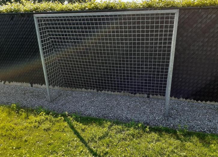 Voetbaldoel goal gegalvaniseerd, Sport en Fitness, Voetbal, Gebruikt, Overige typen, Ophalen