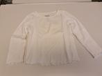 wit t-shirt, longsleeve Mt 92, Kinderen en Baby's, Kinderkleding | Maat 92, Ophalen of Verzenden, Zo goed als nieuw