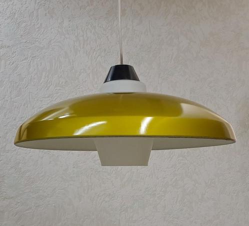 Philips vintage hanglamp – space age industrial design, Huis en Inrichting, Lampen | Hanglampen, Gebruikt, 75 cm of meer, Glas