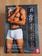 Pack de 5 boxers neufs Reebok L (modèle Ennio), Kleding | Heren, Ondergoed, Blauw, Ophalen of Verzenden, Reebok, Boxer