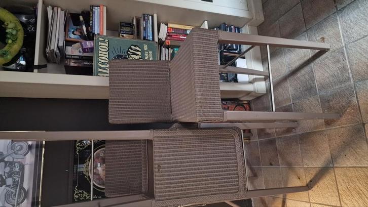 4x Vincent Sheppard barkrukken – Lloyd Loom stijl, Huis en Inrichting, Stoelen, Zo goed als nieuw, Ophalen