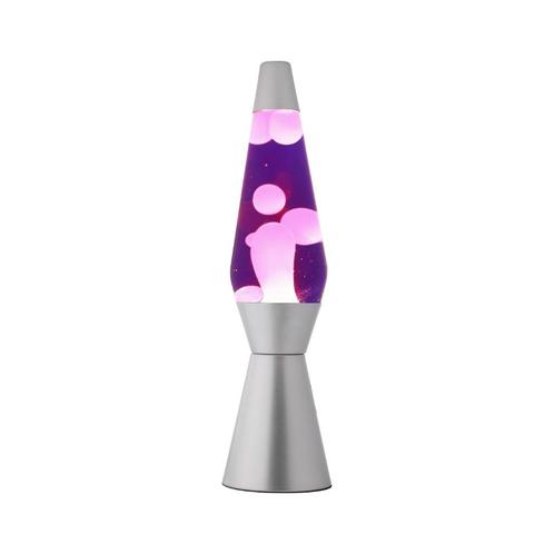 I-Total Lavalamp raket paars -roze demonstratiemodel -1766v2, Huis en Inrichting, Woonaccessoires | Overige, Zo goed als nieuw