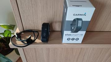 Montre intelligente Garmin Vívosmart HR+, Bijoux, Sacs & Beauté, Enlèvement ou Envoi, Garmin, Utilisé, GPS