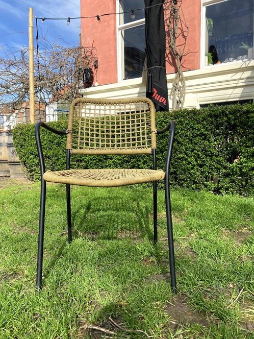 Rieten stoelen, Maison & Meubles, Chaises, Comme neuf, Cinq, Six Chaises ou plus, Osier ou Rotin, Autres couleurs, Enlèvement