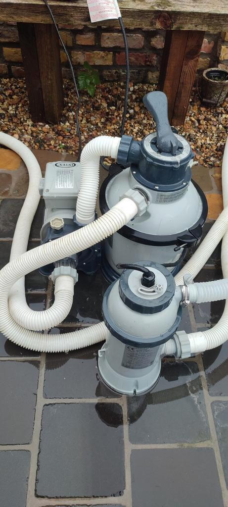 Zandfilterpomp +verwarmingstoestel intex. Heel goede staat, Tuin en Terras, Zwembad-toebehoren, Zo goed als nieuw, Ophalen