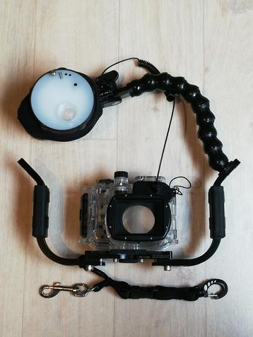 Onderwaterfototoestel Canon + Inon D-2000 flitser