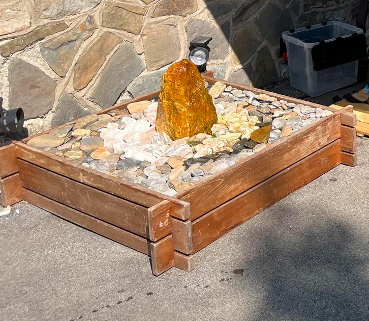 Fontaine de jardin/ terrasse, Tuin en Terras, Waterpartijen en Fonteinen, Zo goed als nieuw, Fontein, Hardsteen, Ophalen