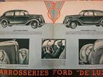 FORD V8 FOLDER  1938 FRANSTALIG, Verzenden, Ford