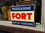 FORT margarine emaille reclamebord, Ophalen of Verzenden