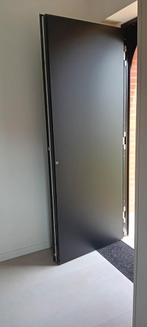 Porte extérieure en aluminium noir Nouveau ! 890 mm x 2 150, Bricolage & Construction, Fenêtres & Moustiquaires, Comme neuf, Synthétique