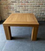 Massief eiken salontafel 70 x 70 cm, Huis en Inrichting, Tafels | Salontafels, Ophalen, Zo goed als nieuw