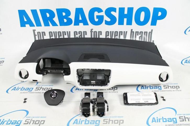Airbag kit Tableau de bord noir/blanc VW Up facelift, Auto-onderdelen, Dashboard en Schakelaars, Gebruikt, Ophalen of Verzenden