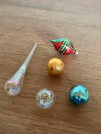 Lotje oude glazen kerstballen, Diversen, Kerst, Ophalen of Verzenden