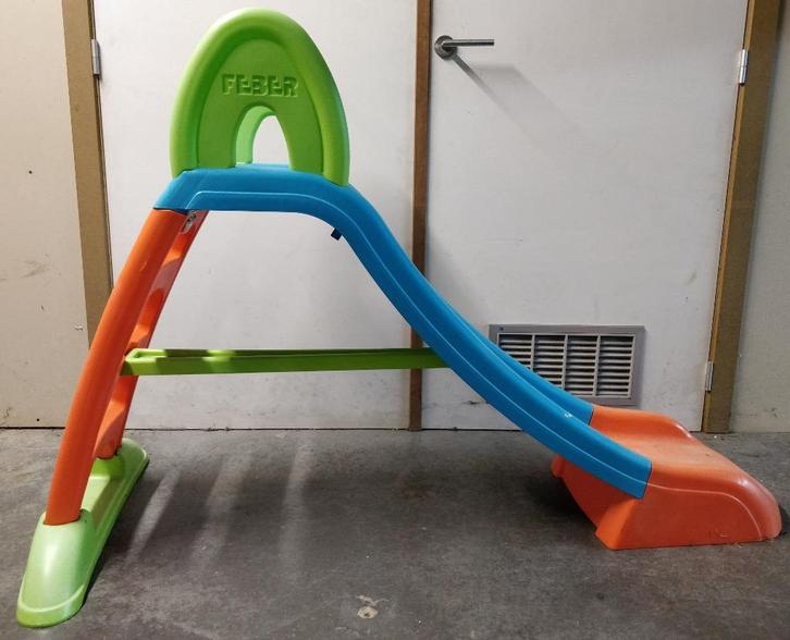 Glijbaan buiten met aansluiting tuinslang, Kinderen en Baby's, Speelgoed | Buiten | Speeltoestellen, Zo goed als nieuw, Glijbaan