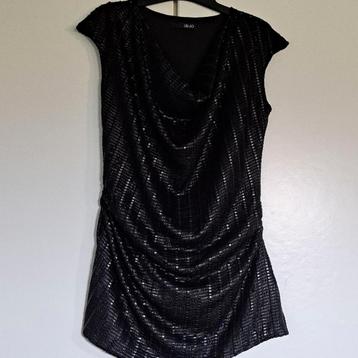 Nouvelle blouse italienne Liu -jo 42, Enlèvement ou Envoi, Liu Jo, Noir, Taille 42/44 (L)