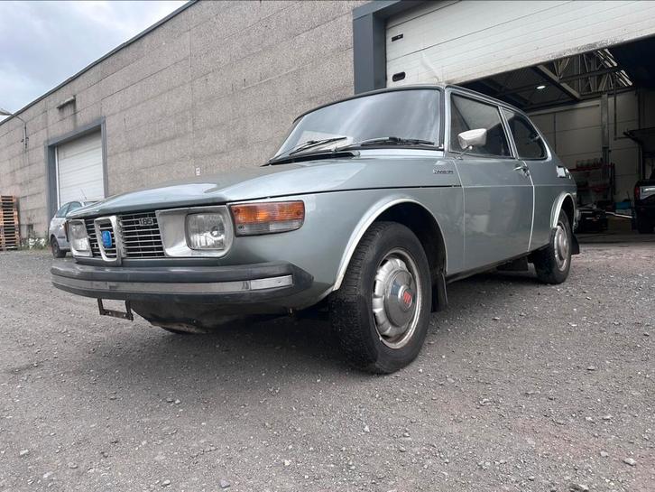 Saab 99 uit 1972 - 1.9 benzine - opknapper, Auto's, Oldtimers, Bedrijf, Te koop, Saab, Benzine, Berline, 2 deurs, Handgeschakeld
