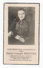 doodsprentje soldaat 2e Genie Beerse + Zarren 16 mei 1940, Verzenden, Landmacht, Foto of Poster