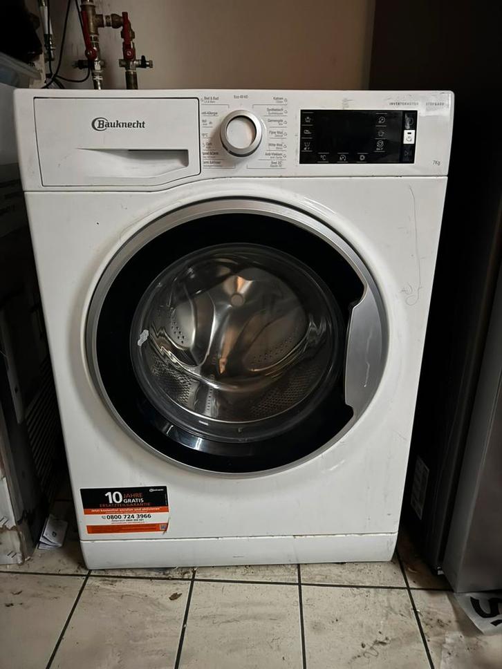 Bauknecht wasmachine, Elektronische apparatuur, Wasmachines, Zo goed als nieuw, Voorlader, 8 tot 10 kg, 85 tot 90 cm, 1200 tot 1600 toeren