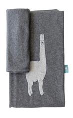 Housse couette drap bébé enfant fille garçon gris lama vaco, Nieuw, Grijs, Dekbedovertrek, Jongetje