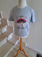 Grijze t-Shirt Rainbow 6 jaar, Kinderen en Baby's, Kinderkleding | Maat 116, Meisje, Nieuw, Ophalen of Verzenden, Shirt of Longsleeve