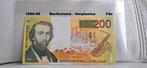 200 frank Adolphe Sax  -  Fdc biljet, Postzegels en Munten, Verzenden, Los biljet