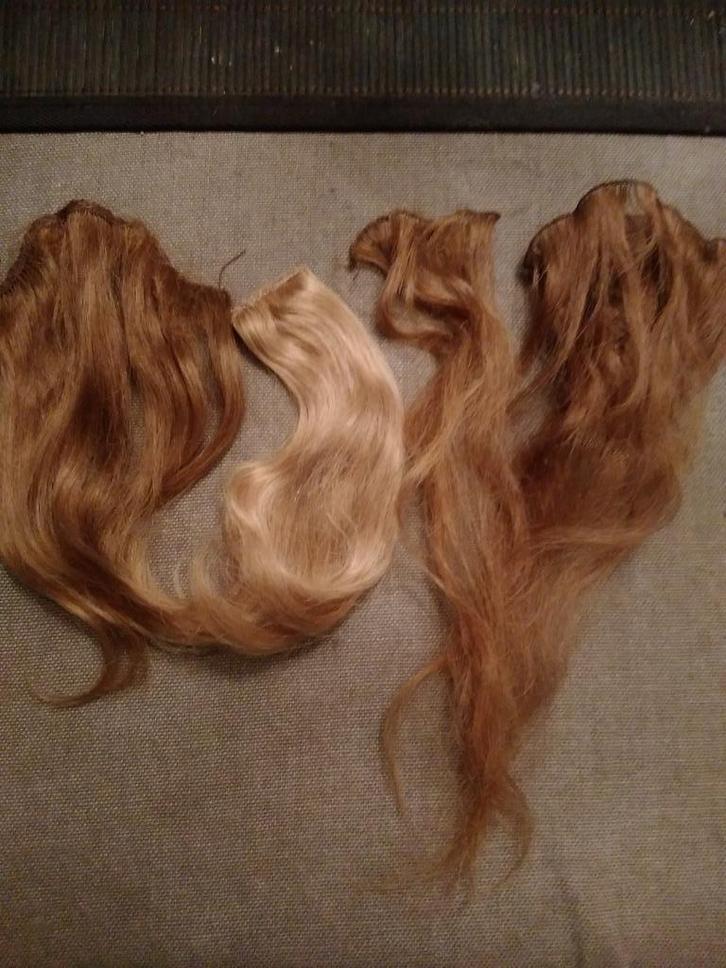 100%ECHT HAAR!!!Haarverlenging, Handtassen en Accessoires, Uiterlijk | Haarverzorging, Pruik of Haarverlenging, Verzenden