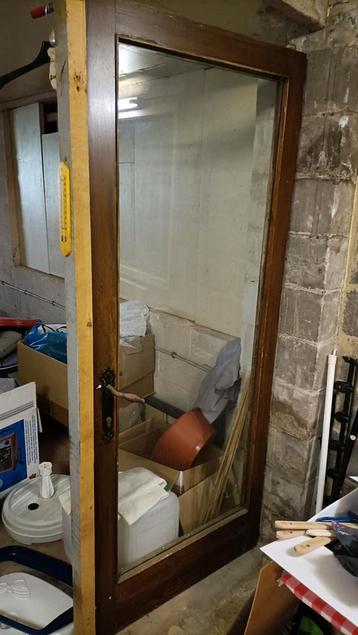 Porte vitrée, Bricolage & Construction, Enlèvement, Utilisé