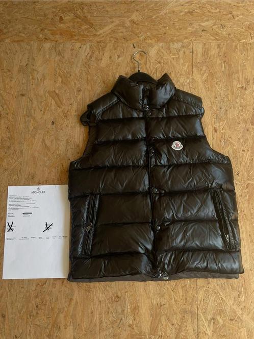 Veste Moncler sans manches, Kleding | Heren, Bodywarmers, Zo goed als nieuw, Maat 46 (S) of kleiner, Zwart