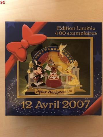 Disneyland Parijs 15th Anniversary jumbo pin