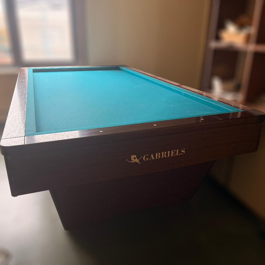 Biljart Gabriels Carambole Tafel + Muntinworp-systeem, Sports & Fitness, Billards & Billards américains, Utilisé, Table de billard