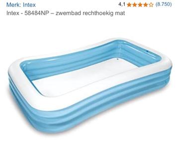 Zwembad 305x 180 x 60 en extra producten beschikbaar voor biedingen