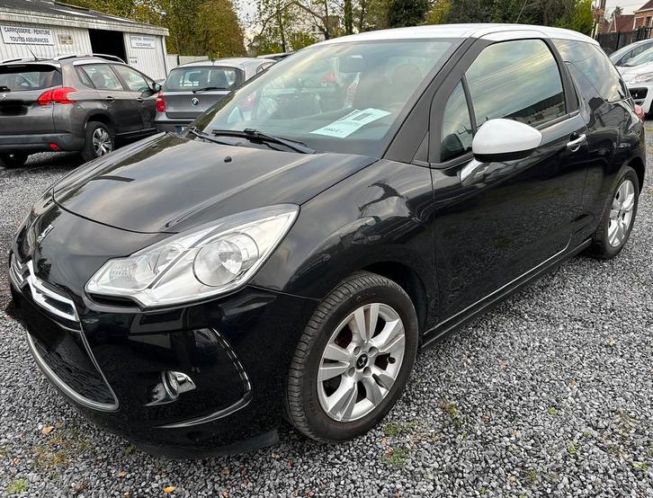 Citroën DS3 1.6 hdi faible km ct ok, Auto's, Citroën, Particulier, DS3, Diesel, Euro 5, Coupé, 3 deurs, Handgeschakeld, Zwart