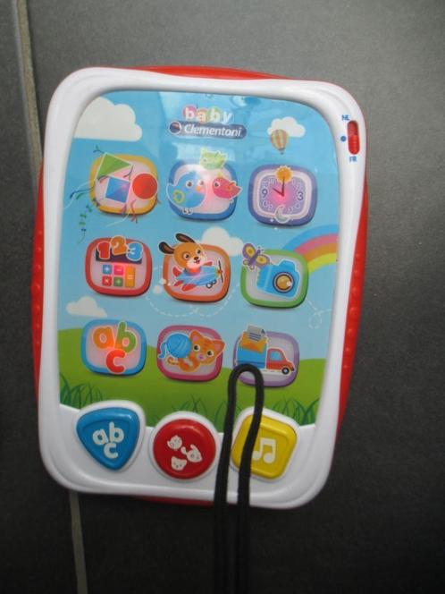 Clementoni Mijn Eerste Tablet - Babycomputer- NL - Fr, Kinderen en Baby's, Speelgoed | Babyspeelgoed, Zo goed als nieuw, Babygym