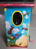 Tirelire en jouet vintage avec abeilles et oiseaux, Comme neuf, Enlèvement ou Envoi