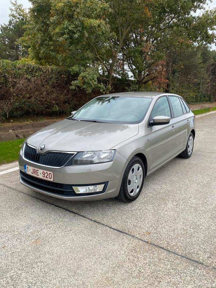 Skoda rapid spaceback 2015, Auto's, Skoda, Particulier, Rapid, Boordcomputer, Trekhaak, Benzine, Euro 5, Break, 5 deurs, Handgeschakeld