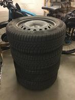 4 winterbanden op stalen velgen, Auto-onderdelen, Banden en Velgen, Ophalen, Gebruikt, Velg(en), 16 inch