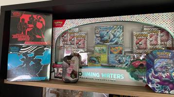 Pokémon Black Bolt, White Flare, Blooming Waters, Destined beschikbaar voor biedingen
