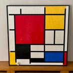 Lego MOC eerbetoon Piet Mondriaan 78x78cm! Exclusief, Kinderen en Baby's, Ophalen of Verzenden, Zo goed als nieuw, Losse stenen