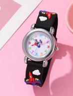 Kinder Horloge, Handtassen en Accessoires, Horloges | Kinderen, Ophalen of Verzenden, Nieuw, Zwart, Jongen