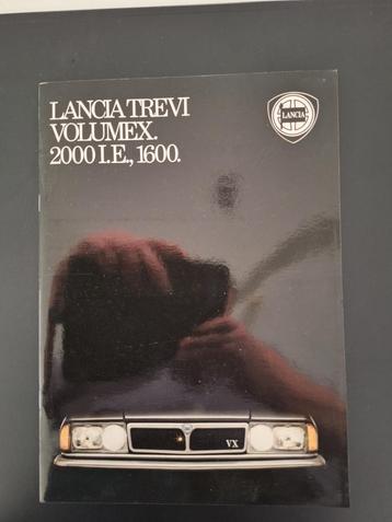 Lancia trevi volumex 2000 IE 1600 1983 brochure 40 pages en, Enlèvement ou Envoi, Utilisé, Autres marques