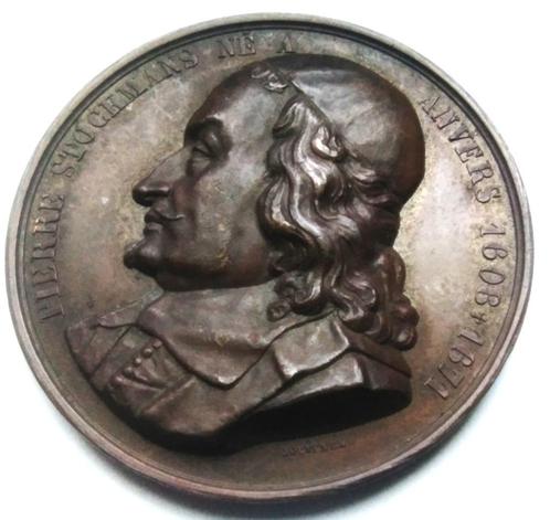 medaille Jouvenel PIERRE STOCKMANS sa vie, Postzegels en Munten, Penningen en Medailles, Brons, Ophalen of Verzenden