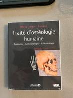 Traité d’ostéologie humaine - White, Livres, Livres d'étude & Cours, Comme neuf, White, Enseignement supérieur