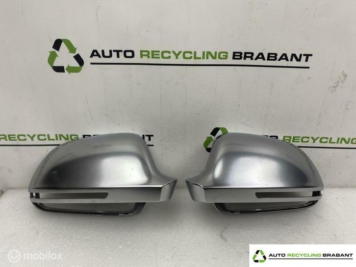 Spiegelkappen Links Rechts Audi S5 RS5 CHROME 8T0857527A, Auto-onderdelen, Spiegels, Audi, Gebruikt, Ophalen of Verzenden